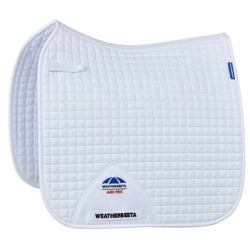 WeatherBeeta Prime Air-Tech Dressage Saddle Pad - White