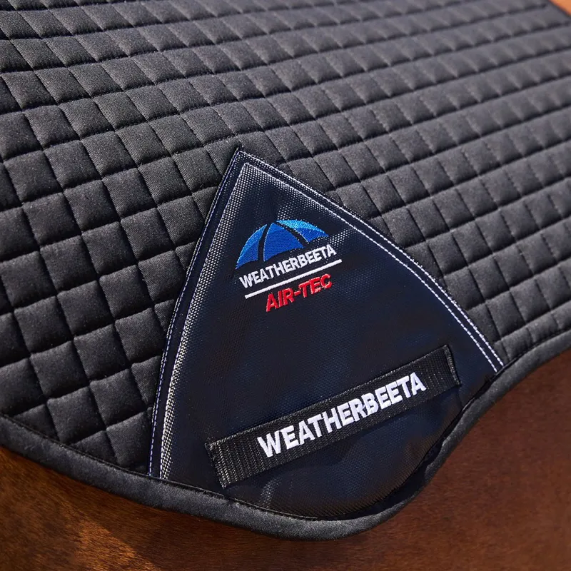 WeatherBeeta Prime Air-Tech Jump Saddle Pad - Black-2