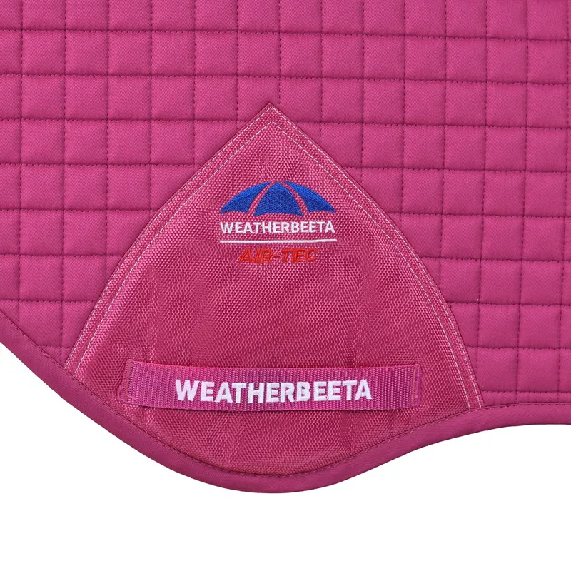 WeatherBeeta Prime Air-Tech Jump Saddle Pad - Bright Magenta-1