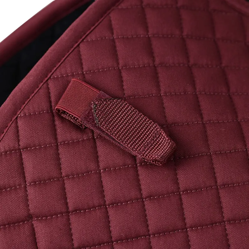 WeatherBeeta Prime Air-Tech Jump Saddle Pad - Burgundy-6