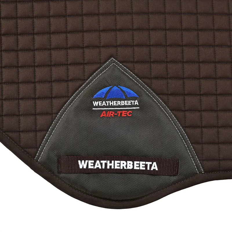 WeatherBeeta Prime Air-Tech Jump Saddle Pad - Chocolate-2