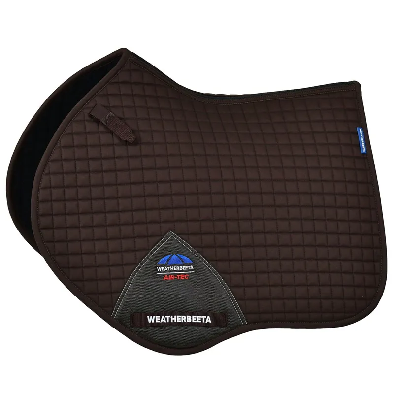 WeatherBeeta Prime Air-Tech Jump Saddle Pad - Chocolate
