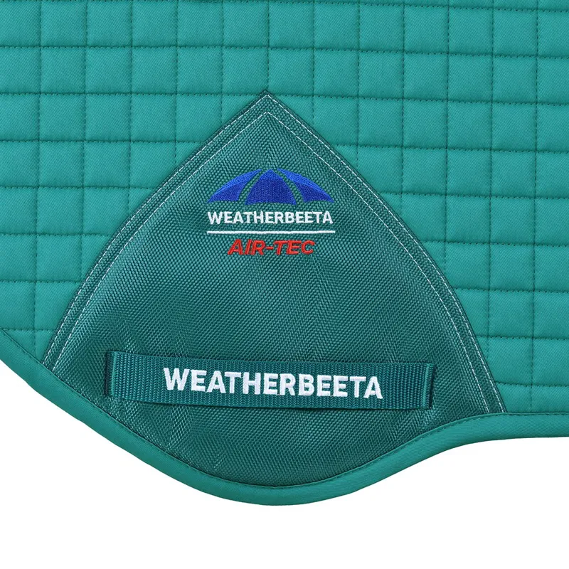 WeatherBeeta Prime Air-Tech Jump Saddle Pad - Dark Turquoise-2