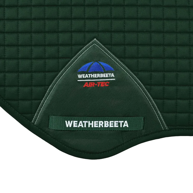 WeatherBeeta Prime Air-Tech Jump Saddle Pad - Forest Green-2