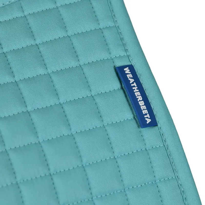 WeatherBeeta Prime Air-Tech Jump Saddle Pad - Light Aqua-3