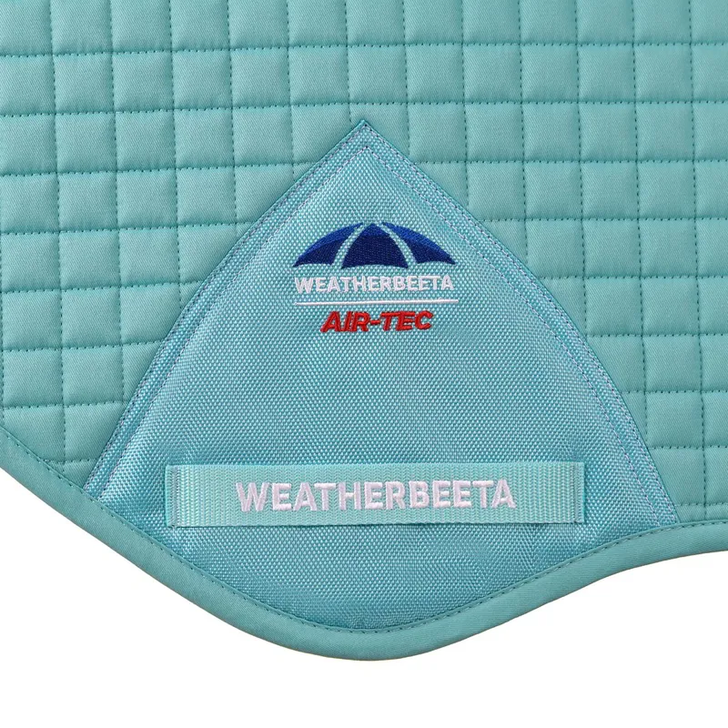 WeatherBeeta Prime Air-Tech Jump Saddle Pad - Light Aqua-2