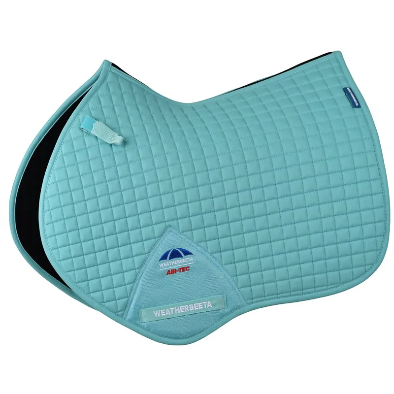 WeatherBeeta Prime Air-Tech Jump Saddle Pad - Light Aqua