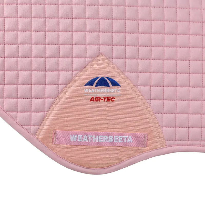 WeatherBeeta Prime Air-Tech Jump Saddle Pad - Light Pink-2