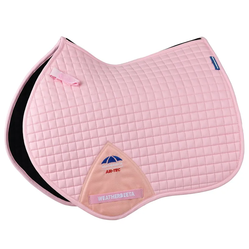 WeatherBeeta Prime Air-Tech Jump Saddle Pad - Light Pink