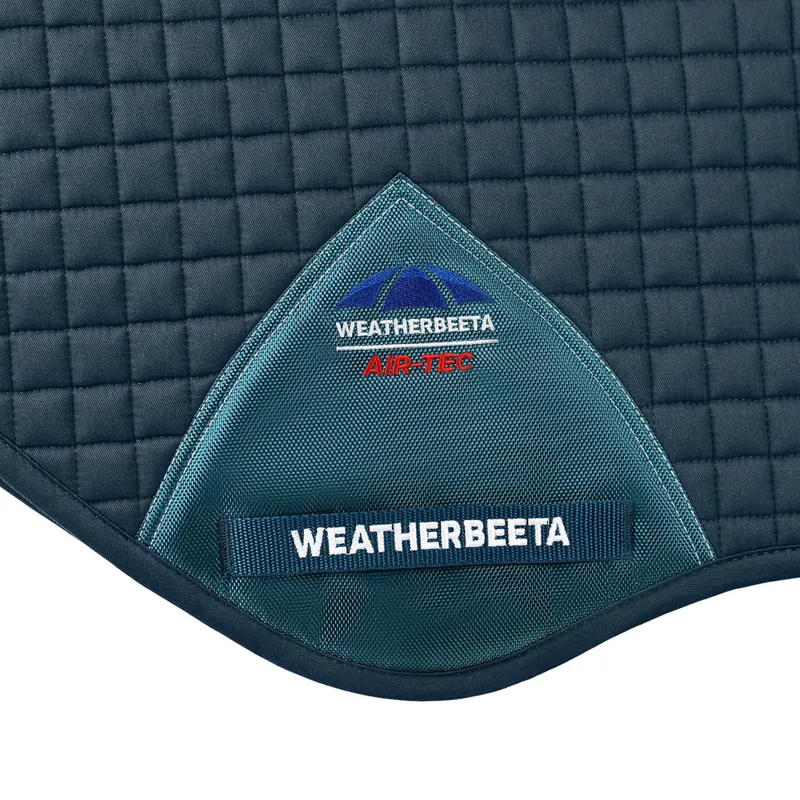 WeatherBeeta Prime Air-Tech Jump Saddle Pad - Midnight Teal-2