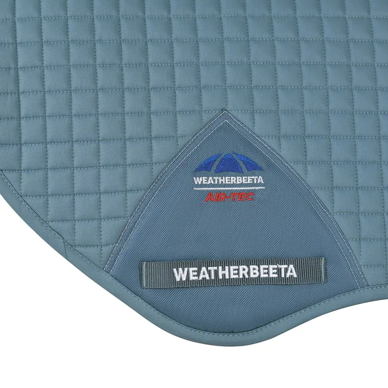 WeatherBeeta Prime Air-Tech Jump Saddle Pad - Washed Denim-2