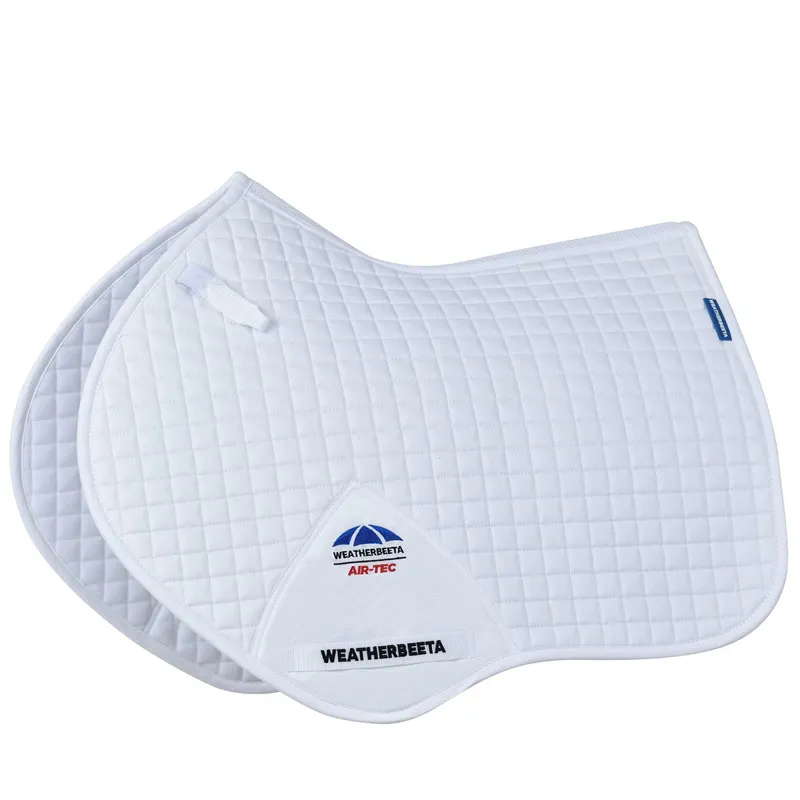 WeatherBeeta Prime Air-Tech Jump Saddle Pad - White