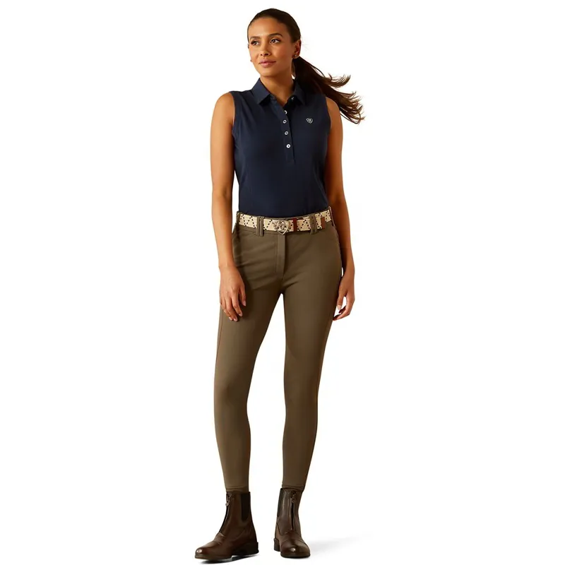 Ariat Prix 3.0 Womens Sleeveless Polo Shirt - Navy-2