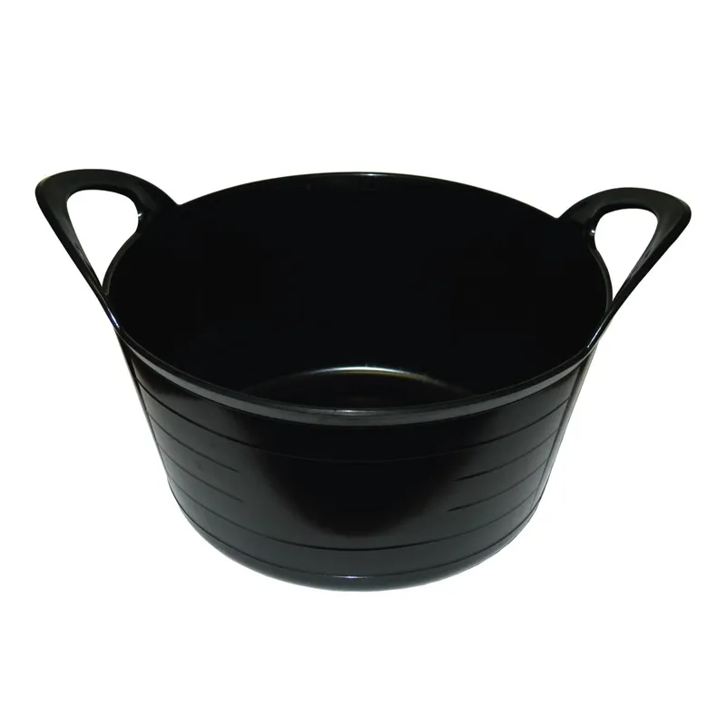 ProStable Flexi Feed Tub 12lt Bucket - Black-1