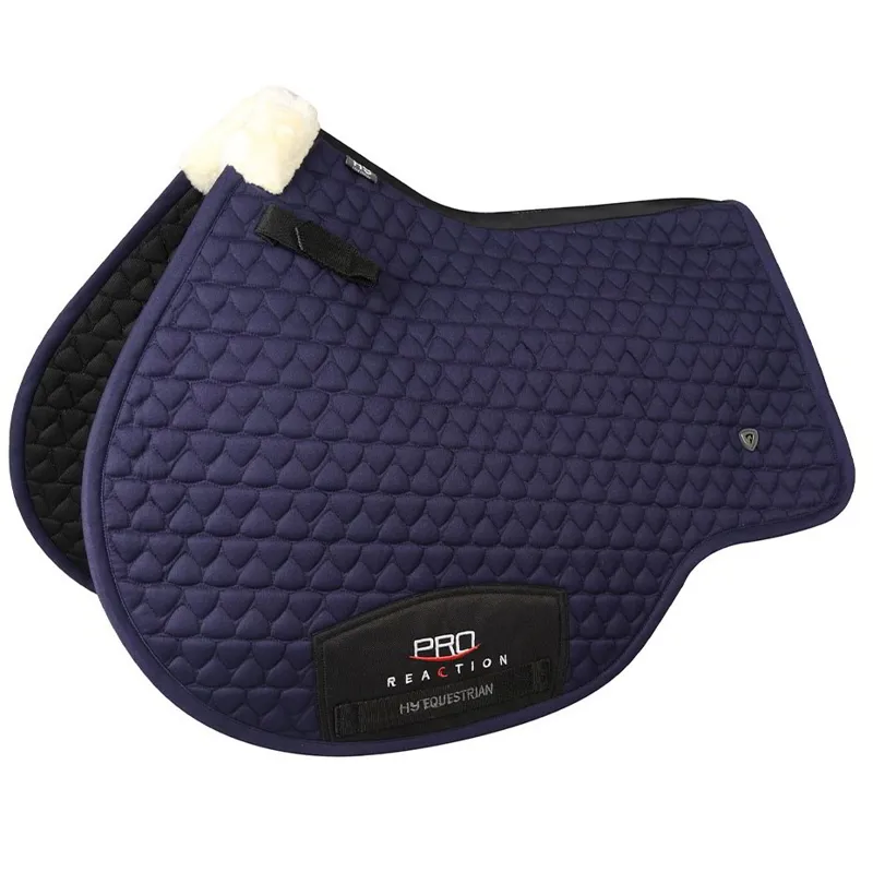 Hy Equestrian Pro Reaction Close Contact Saddle Pad - Navy