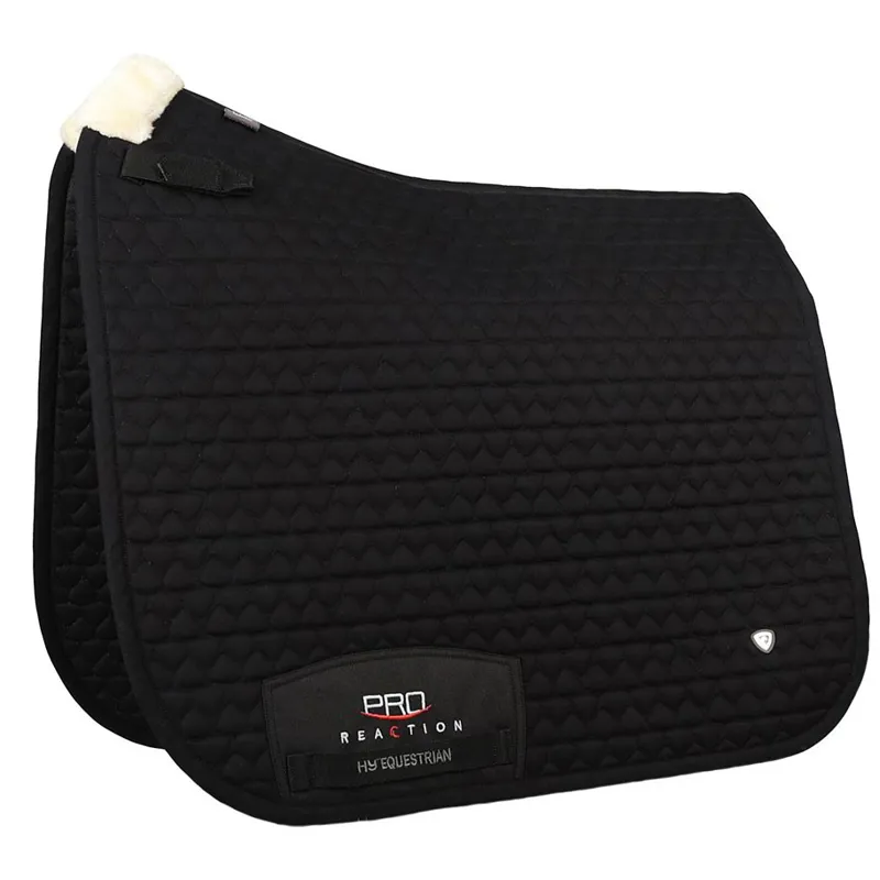 Hy Equestrian Pro Reaction Dressage Saddle Pad - Black