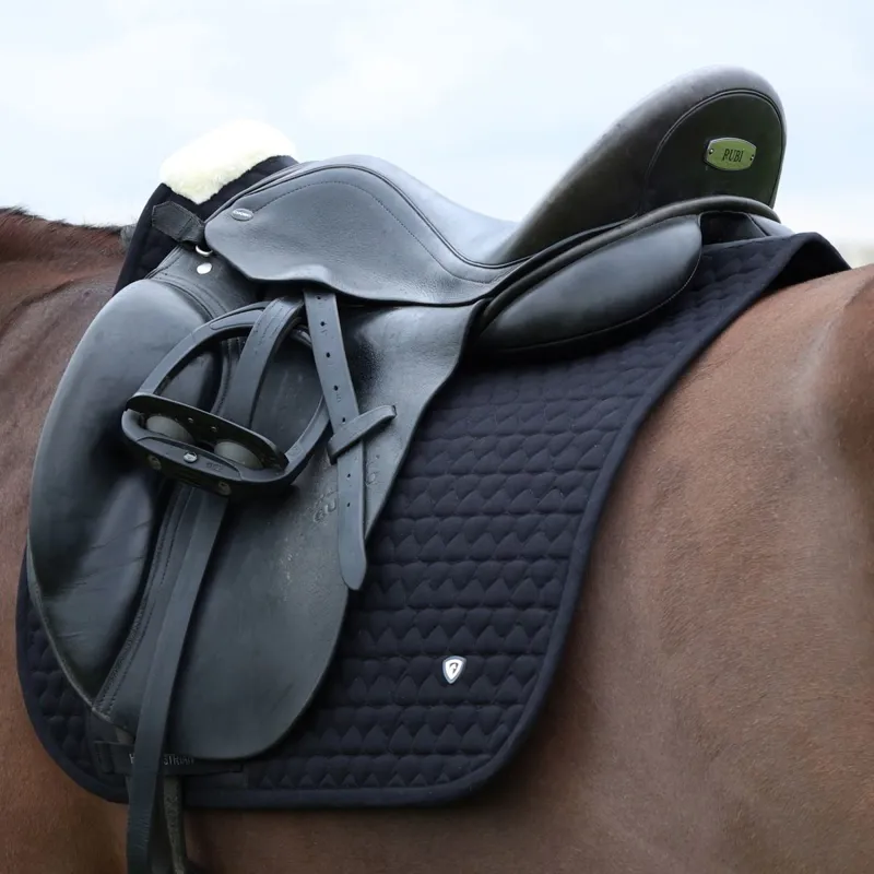 Hy Equestrian Pro Reaction Dressage Saddle Pad - Black-2