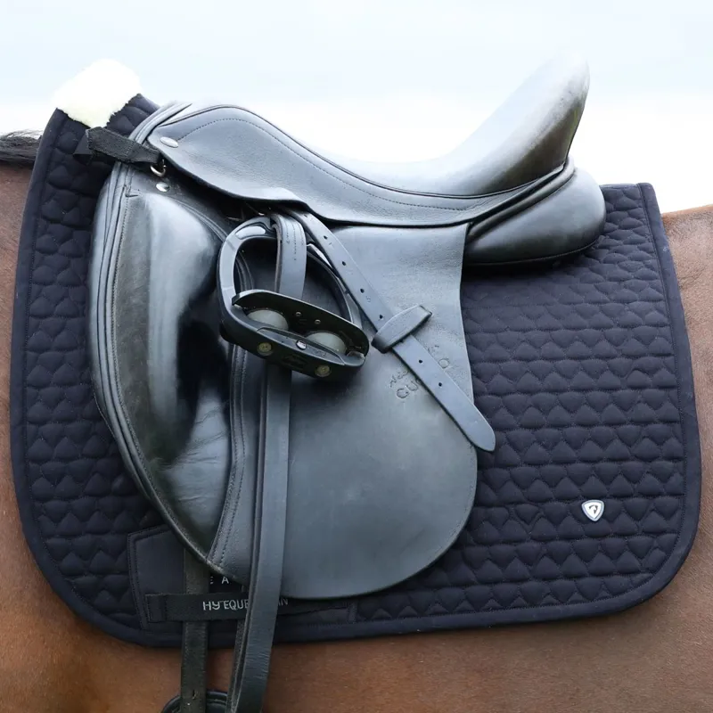 Hy Equestrian Pro Reaction Dressage Saddle Pad - Black-3