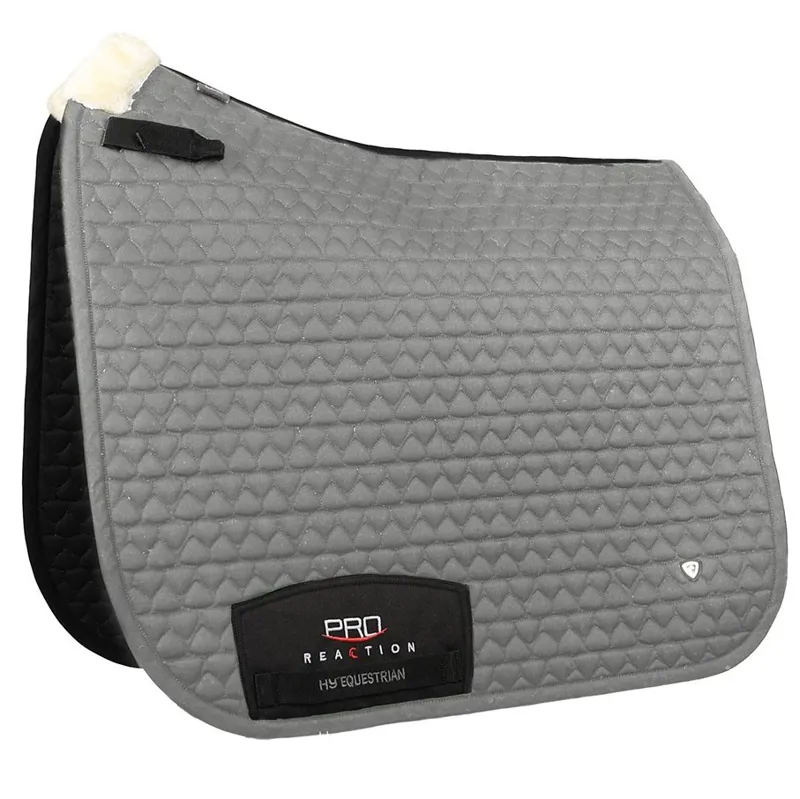 Hy Equestrian Pro Reaction Dressage Saddle Pad - Grey