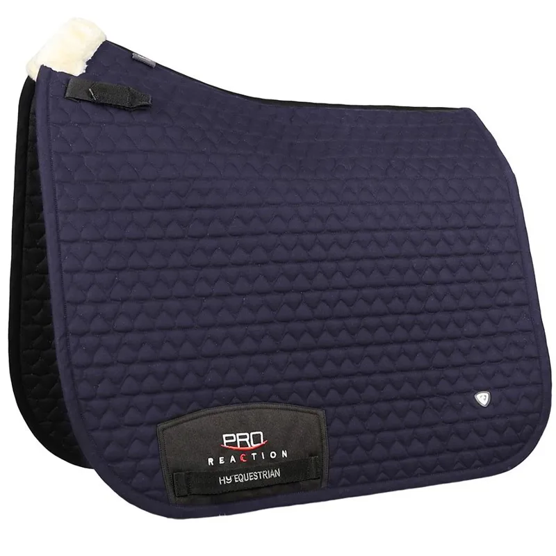 Hy Equestrian Pro Reaction Dressage Saddle Pad - Navy