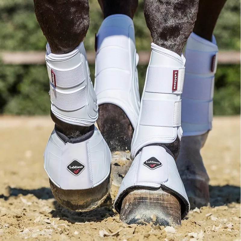 LeMieux ProShell Bell Boots - White-1