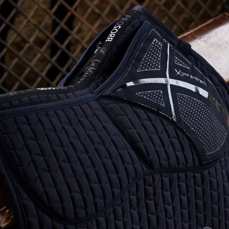 LeMieux ProSorb Plain 2-Pocket Close Contact Saddle Pad - Navy-4