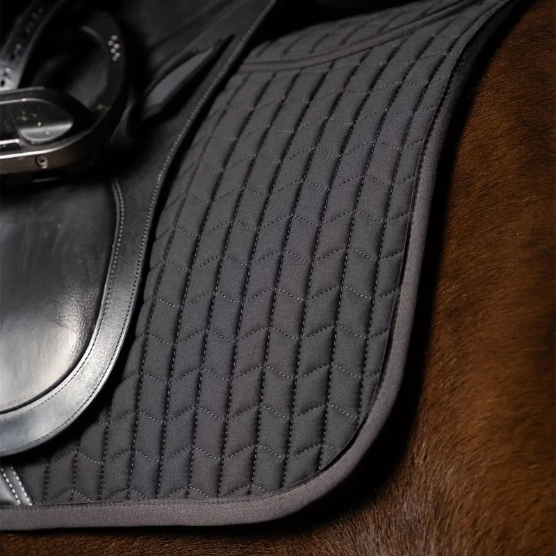 LeMieux ProSorb Plain 2-Pocket Dressage Pad - Black-1