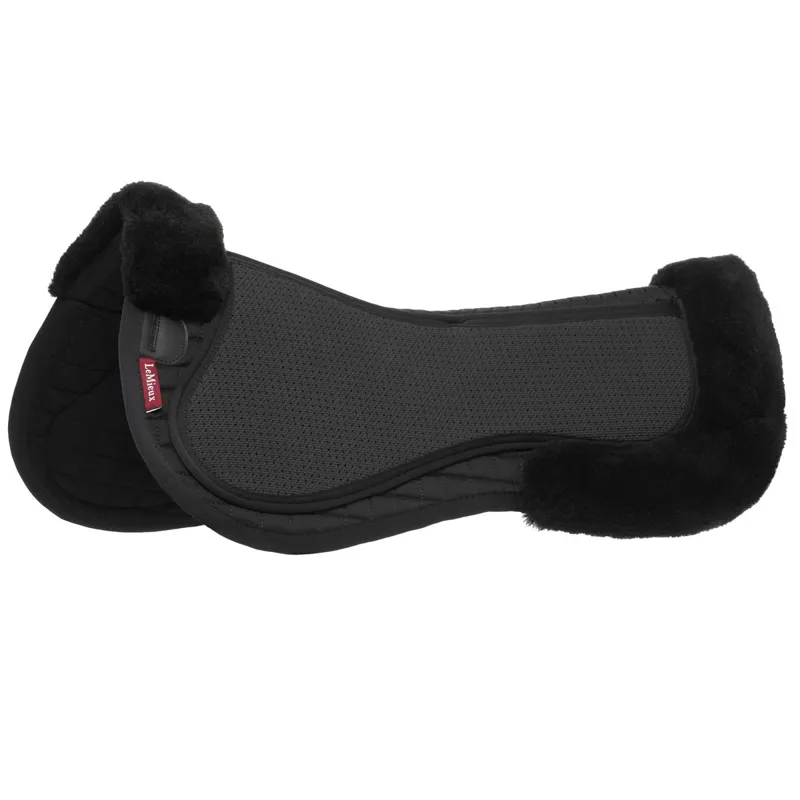 LeMieux Streamline Merino+ Half Pad - Black/Black