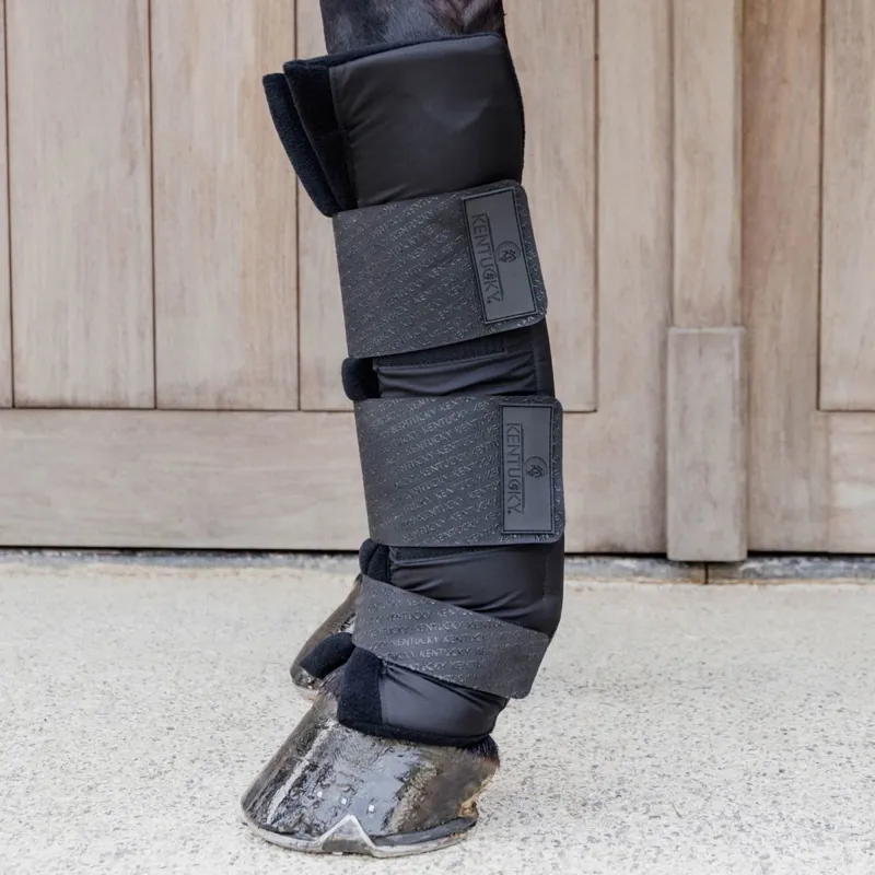 Kentucky PROtect Long Stable/Shipping Front Boots - Black
