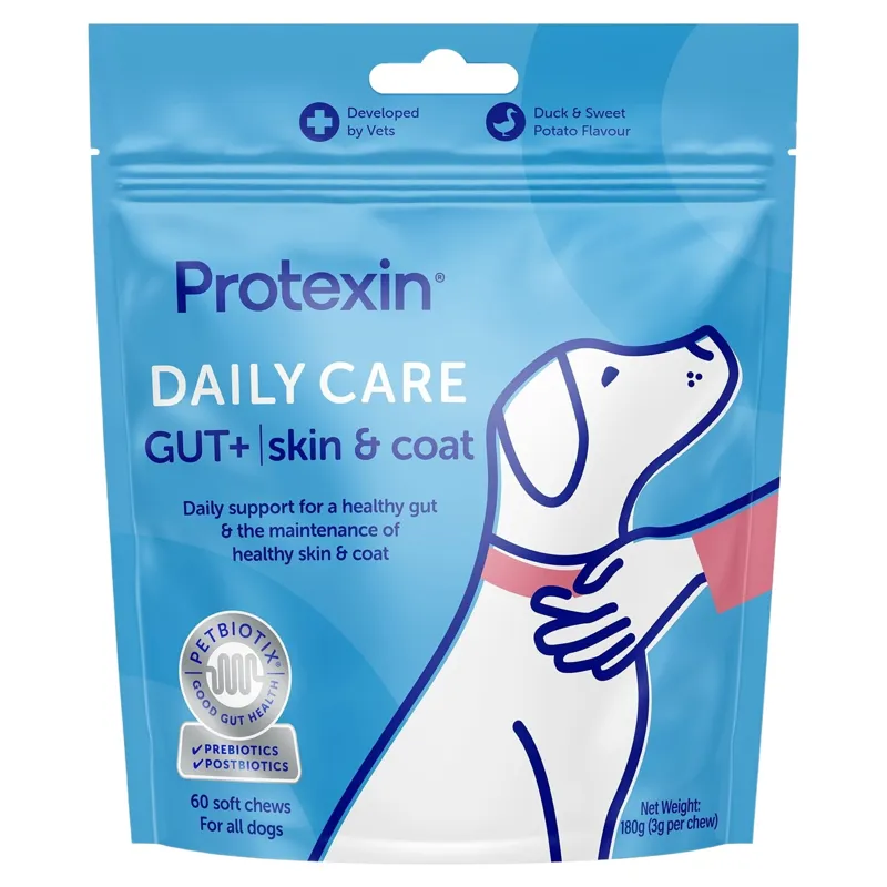 Protexin Daily Care GUT Plus Dog Supplement Skin and Coat