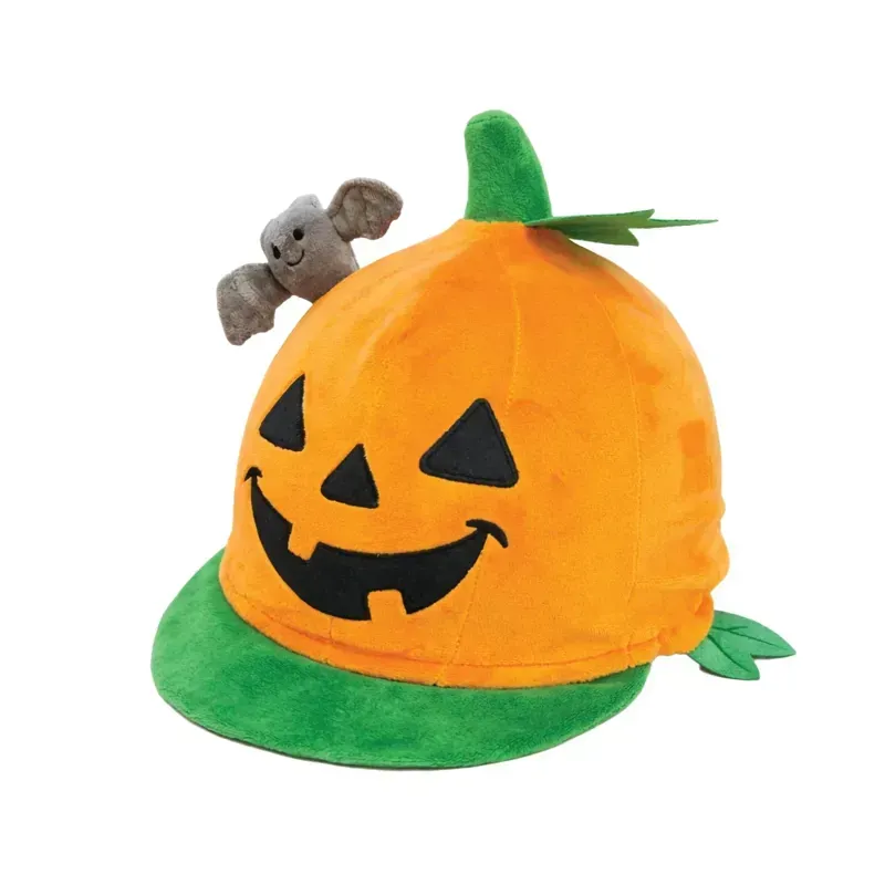 Equetech Halloween Helmet Cover - Pumpkin Patch