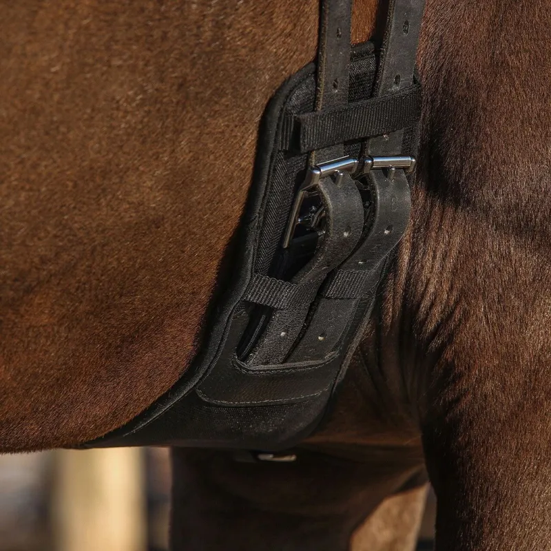 QHP Air Mesh Dressage Girth - Black-5
