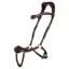 QHP Anatomical Bitless Bridle with Reins - Brown