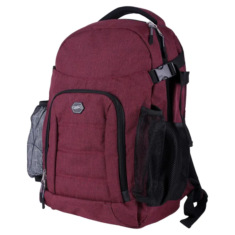 QHP Rider Grooms Backpack - Burgundy-1