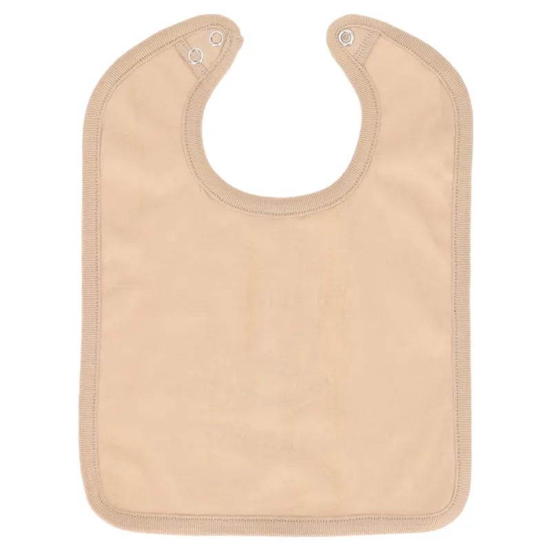 QHP Bobby Baby Bib - Beige-1