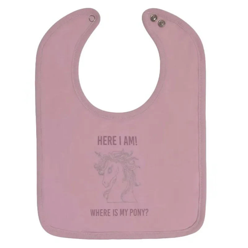 QHP Bobby Baby Bib - Desert Rose
