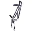 QHP Ceto Anatomical Bitless Bridle with Reins - Black