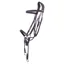 QHP Ceto Anatomical Bitless Bridle with Reins - Brown