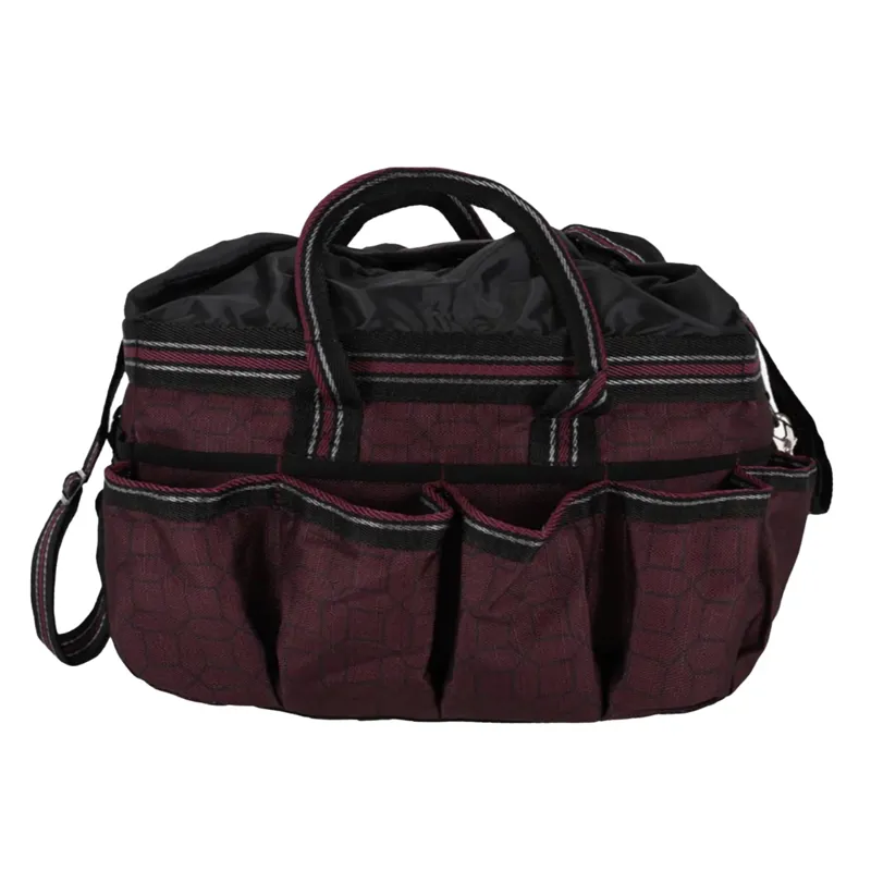 QHP Collection Grooming Bag - Wine Red-3