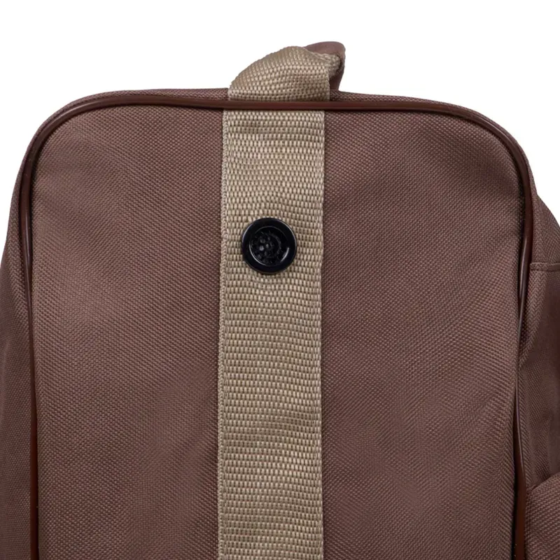 QHP Combo Boots and Helmet Bag - Brown/Beige-1