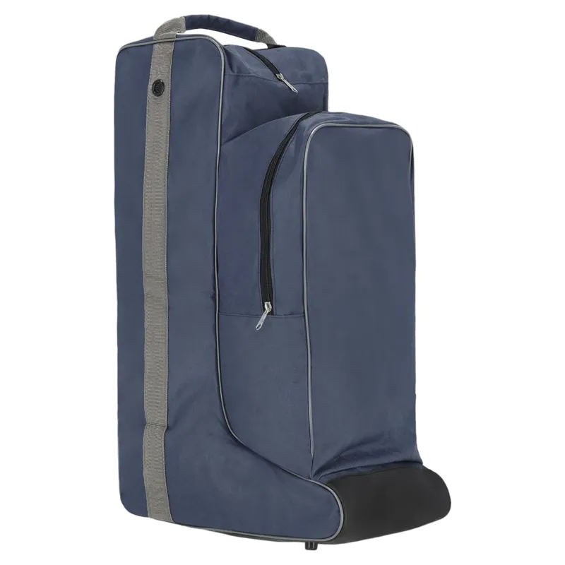 QHP Combi Boots and Helmet Bag - Navy/Gray