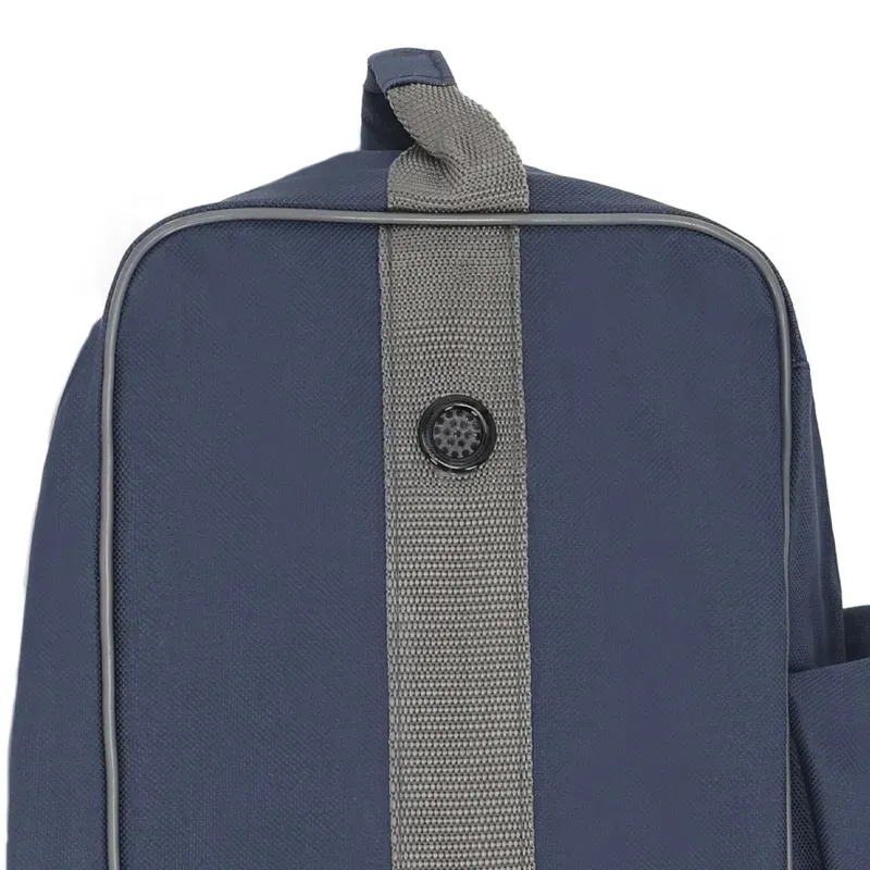 QHP Combi Boots and Helmet Bag - Navy/Gray-1