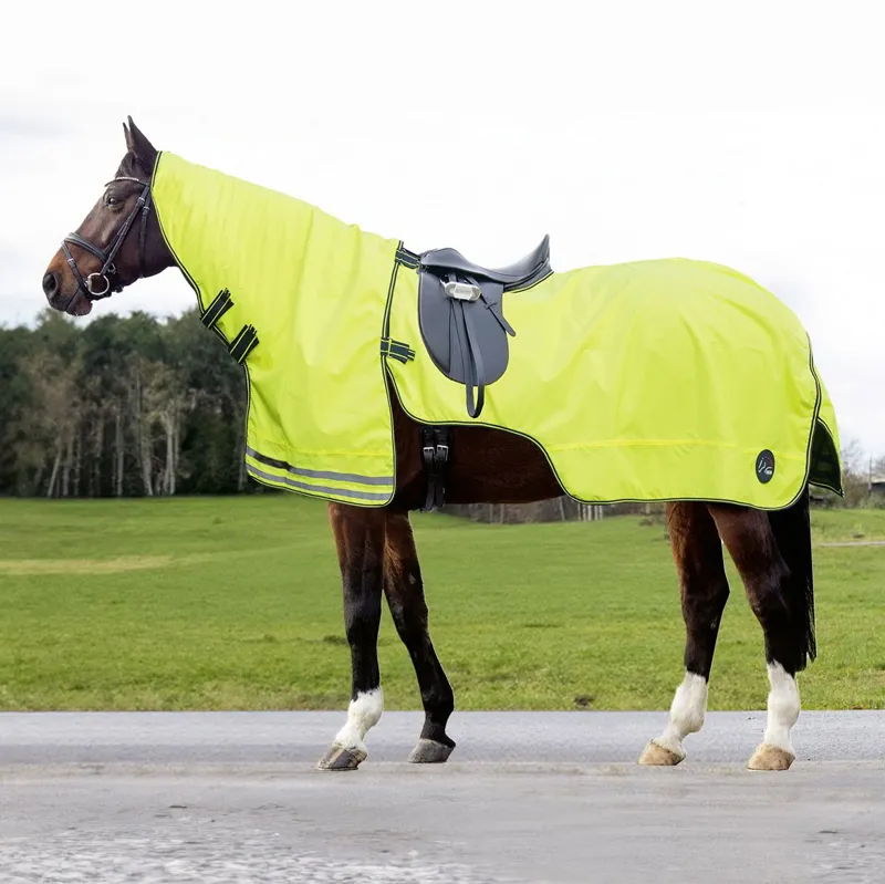 HKM Detachable Neck 600D Waterproof Exercise Sheet - Neon Yellow