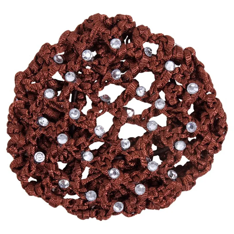 QHP Diamond Hairnet - Brown-2
