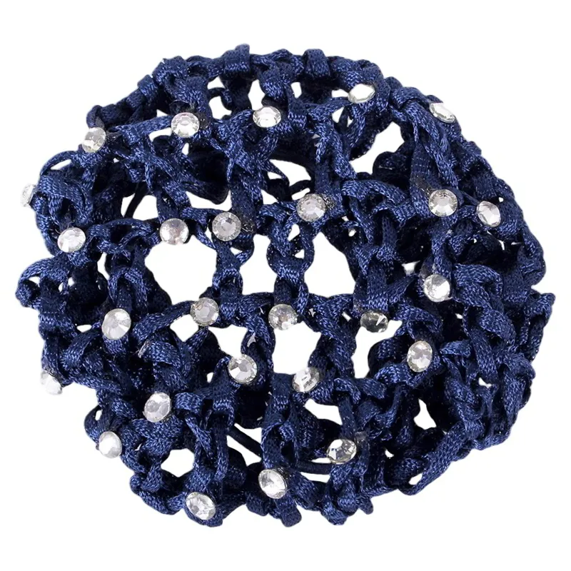 QHP Diamond Hairnet - Navy-2