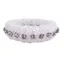 QHP Diamond Scrunchie - White