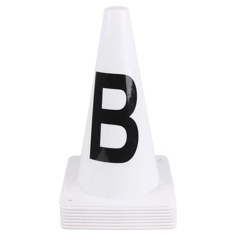 QHP Dressage Arena Letters - 8 Pack - White