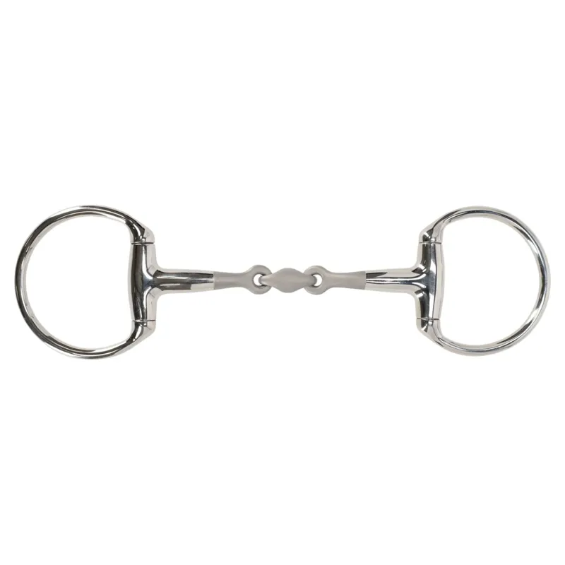QHP Anatomical Eggbutt Double Jointed Bit - Sandblasted