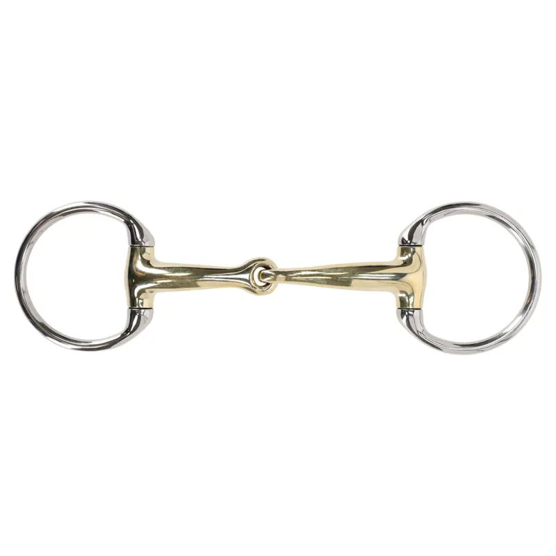 QHP Anatomical Eggbutt Single Jointed Bit - Argentane
