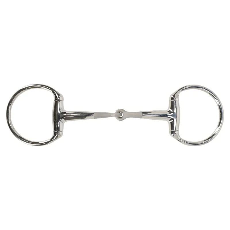 QHP Anatomical Eggbutt Single Jointed Bit - Sandblasted